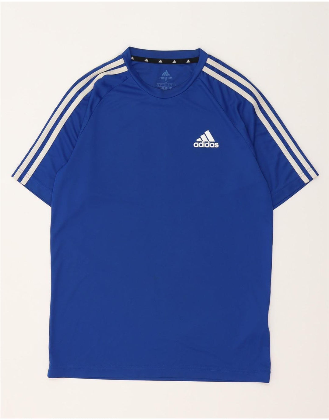 Мужская футболка ADIDAS Climalite, маленький синий полиэстер