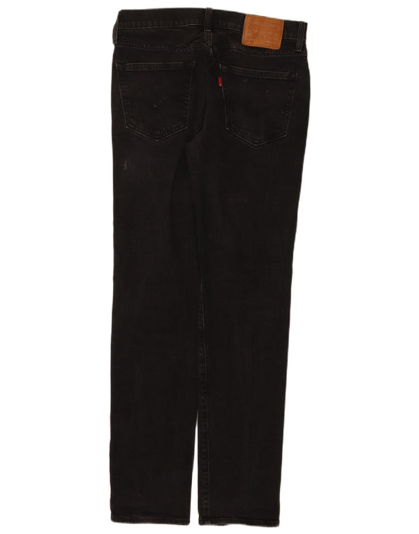 Мужские джинсы Levi's Slim 511 W31 L32, черный хлопок