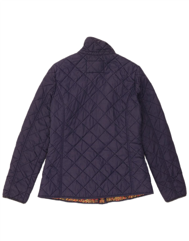 Женская стеганая куртка Tom Joule UK 12 Medium Navy Blue Полиамид