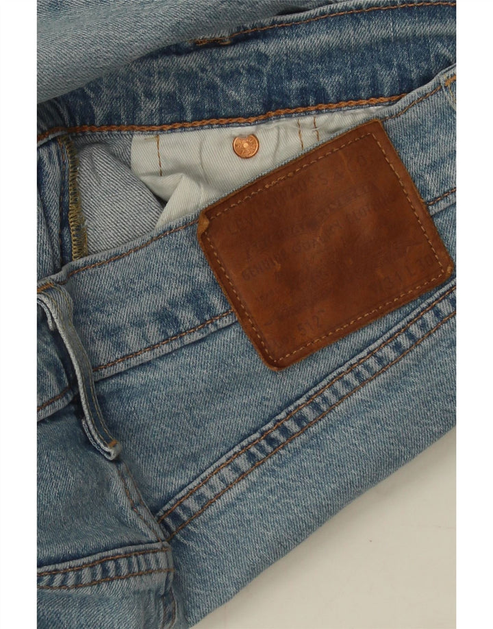 Мужские зауженные джинсы Levi's 512 W31 L30 синие