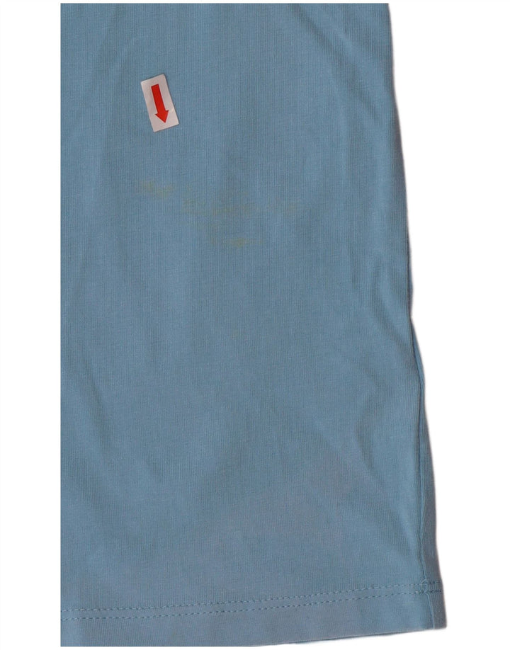 TOMMY HILFIGER Мужская футболка из хлопка среднего цвета синего цвета