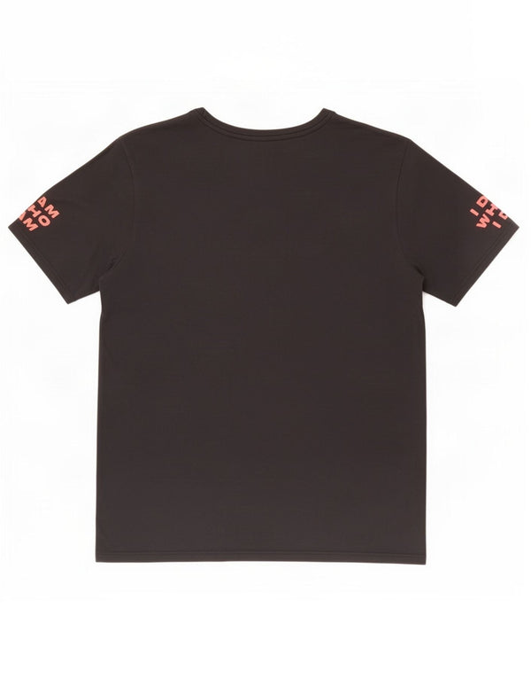 Мужская футболка с рисунком Nike Dri Fit, средний черный