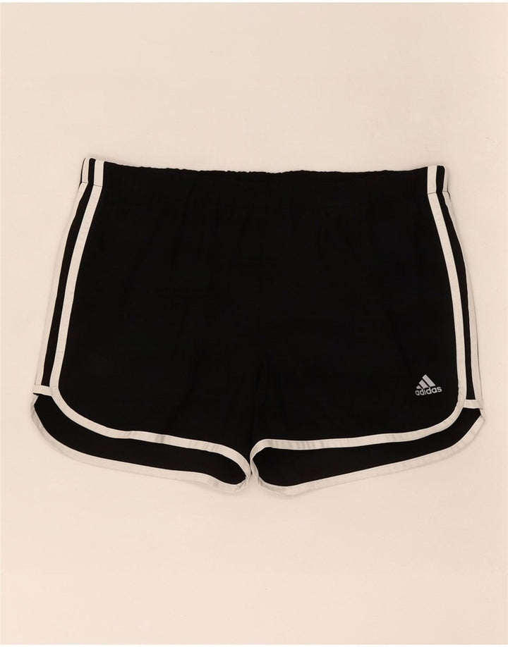 Женские спортивные шорты Adidas Climalite UK 14, средний черный, полиэстер
