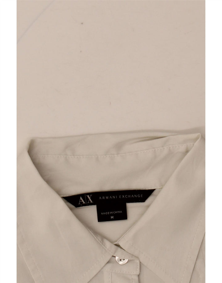ARMANI EXCHANGE Женская рубашка UK 12 Medium White