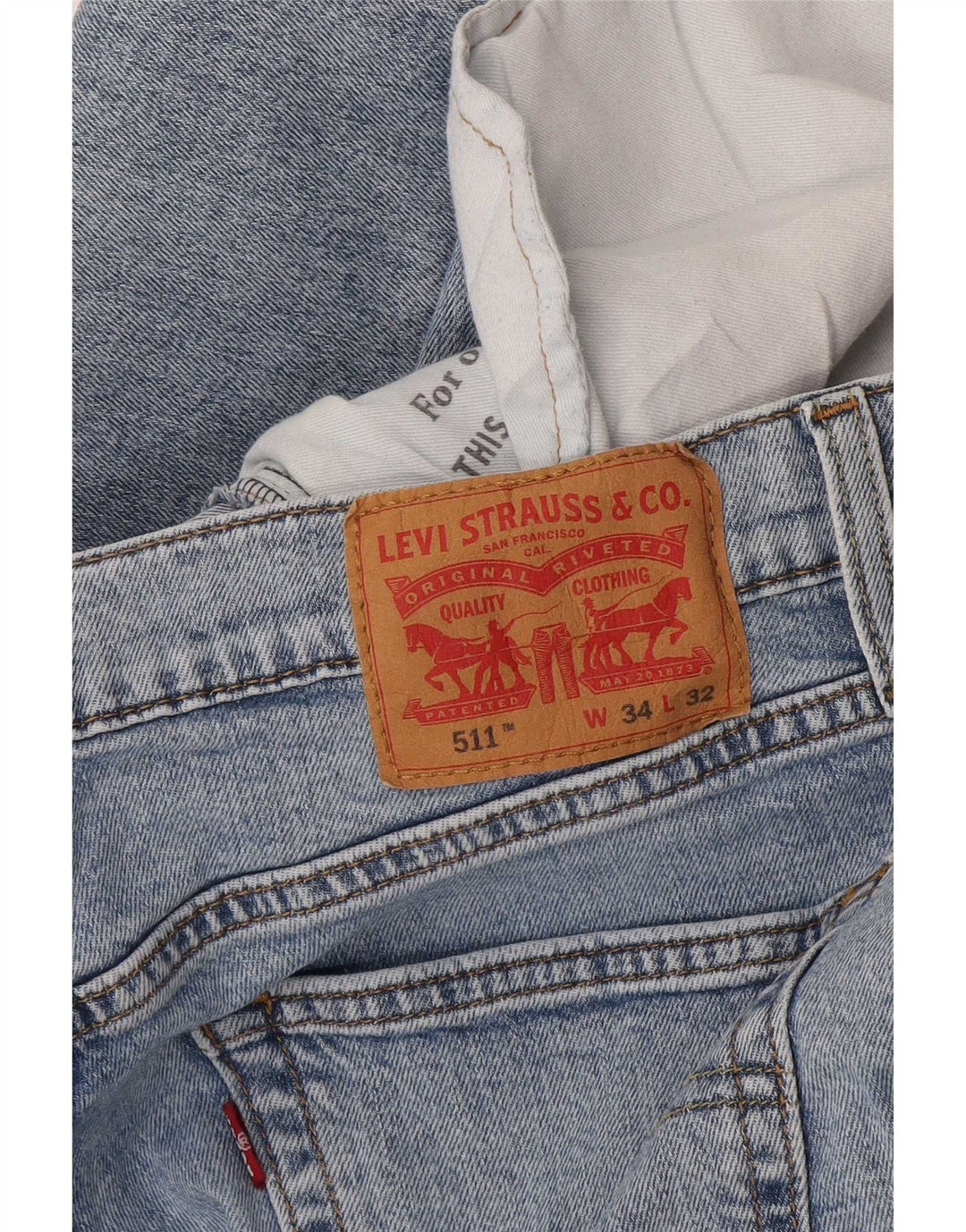 Мужские джинсы Levi's Slim 511 W34 L32 синие
