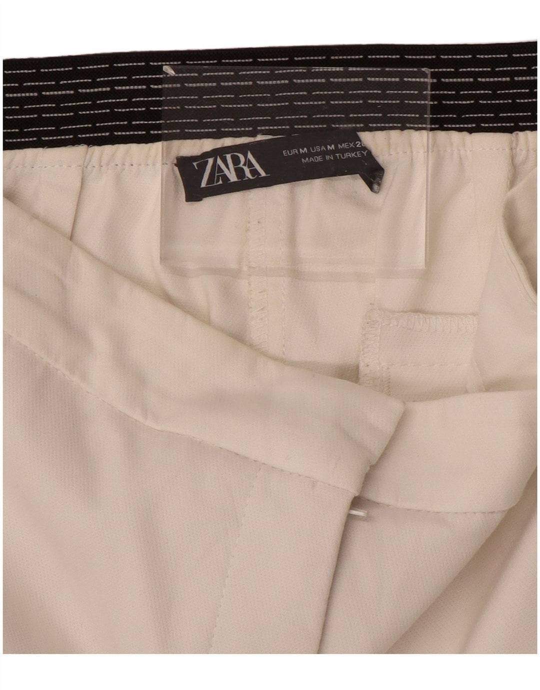 Женские прямые брюки чинос ZARA, средние W28 L27, белые
