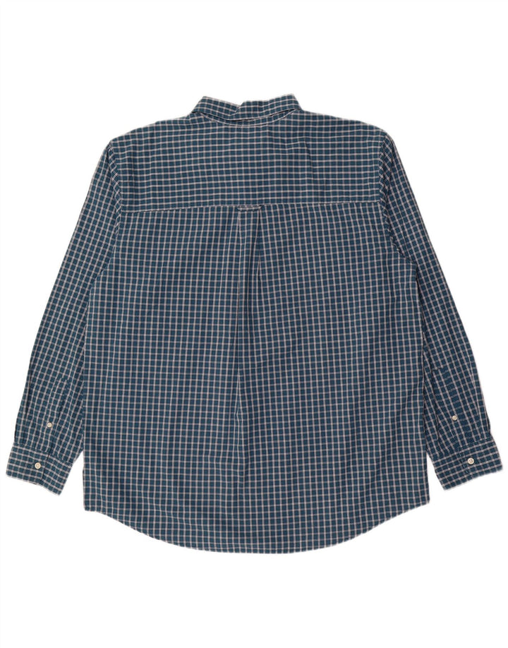 Мужская рубашка Chaps XL, зеленая клетка, хлопок