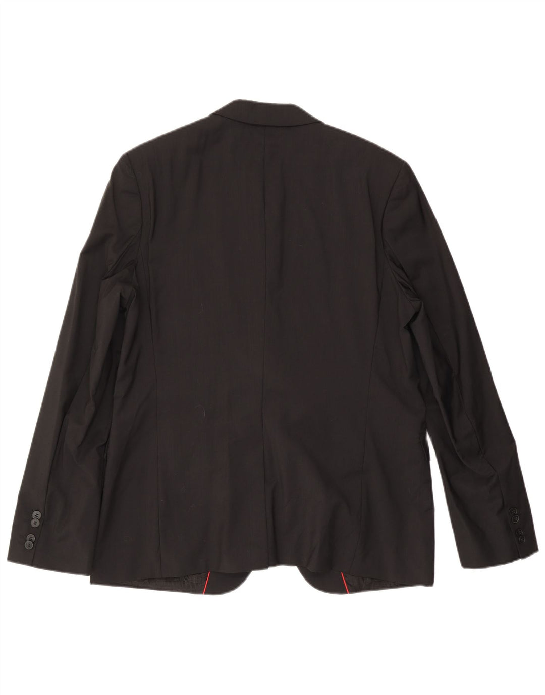 Мужской пиджак на 2 пуговицах HUGO BOSS EU 56 3XL, черная шерсть