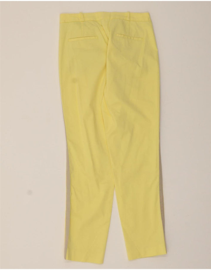 MASSIMO DUTTI Womens Slim Casual Trousers EU 40 Medium W30 L28 Yellow Vintage Massimo Dutti and Second-Hand Massimo Dutti from Messina Hembry 