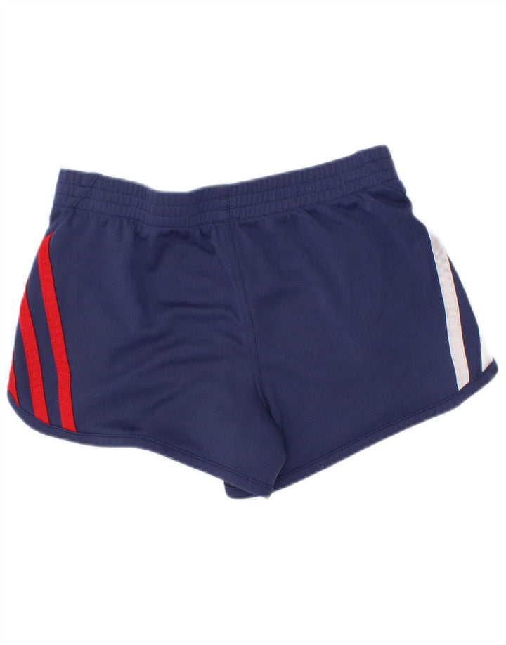 Спортивные шорты Adidas для девочек 4–5 лет, темно-синий, полиэстер
