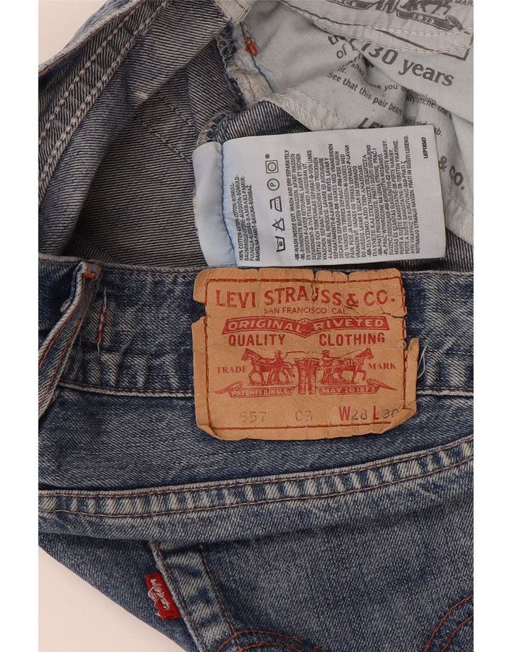 Женские джинсы Levi's 557 Bootcut W28 L30 синие, хлопок