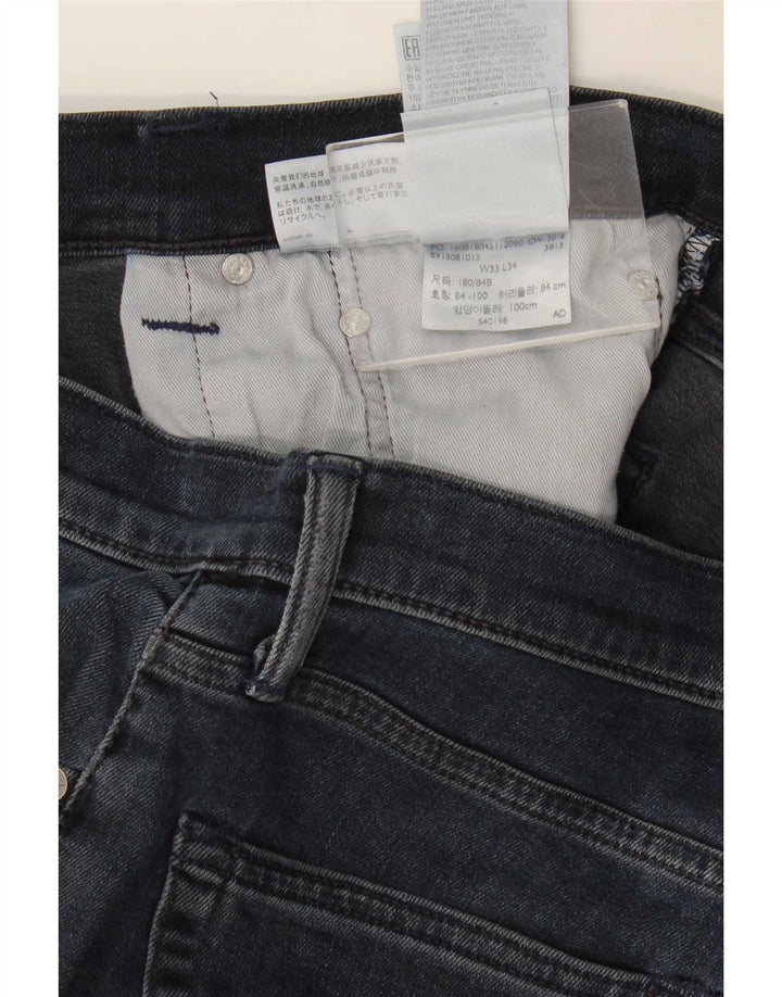 Мужские джинсы Levi's 511 Slim W33 L34 Темно-синие, хлопок