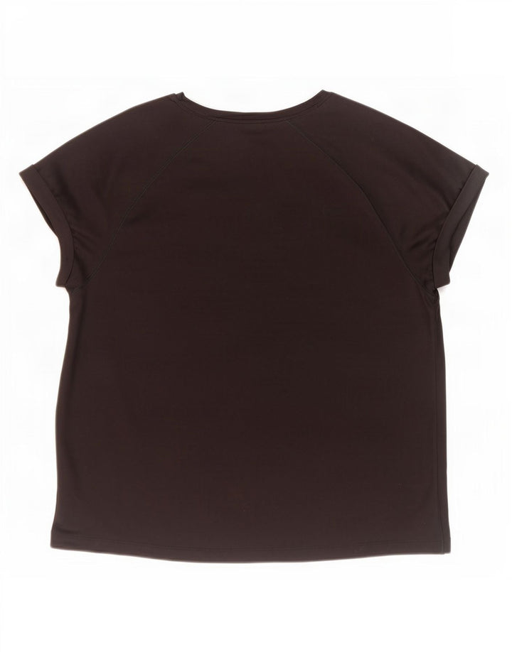 Женская футболка Kangaroos Top UK 22/24 2XL, черный полиэстер