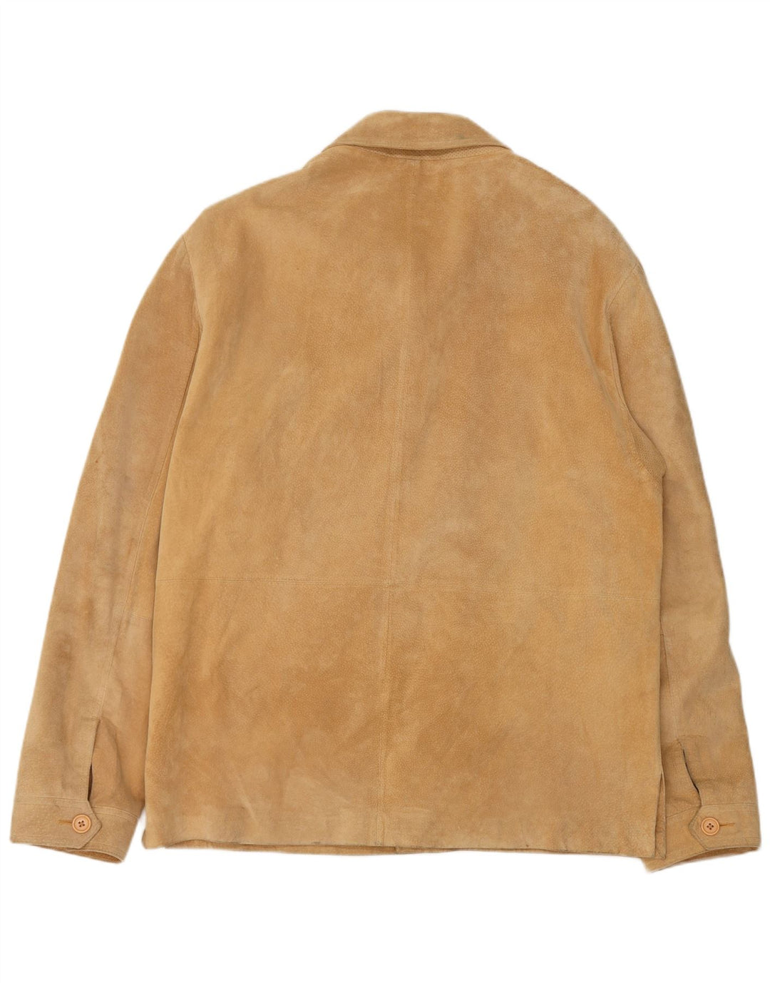 Мужская замшевая куртка Conbipel IT 56 2XL Бежевая кожа