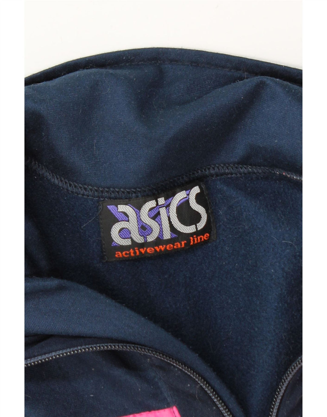 Мужской свитшот на молнии с рисунком ASICS, джемпер среднего серого цвета с цветными блоками