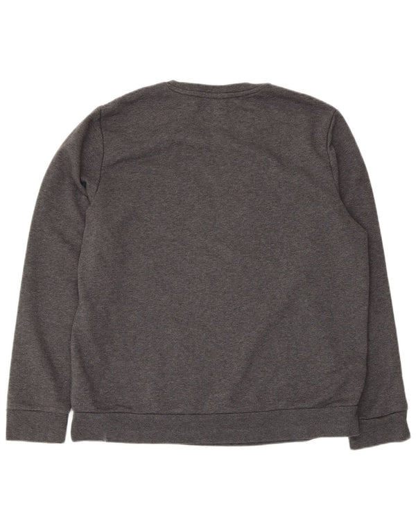 Женский джемпер с рисунком Adidas UK 20/22 XL, серый хлопок
