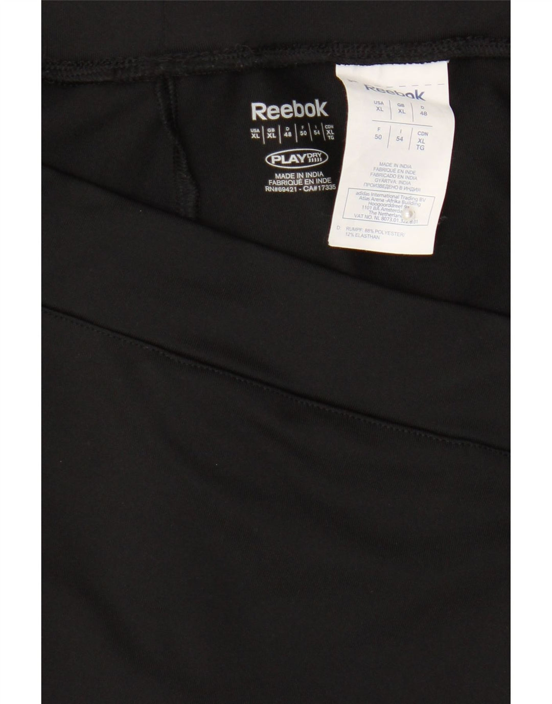 Женские спортивные шорты-бермуды Nike UK 18 XL, черный полиэстер