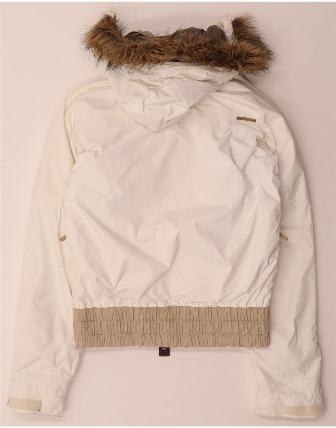 HELLY HANSEN Женская ветровка оверсайз с капюшоном UK 6 XS Белый