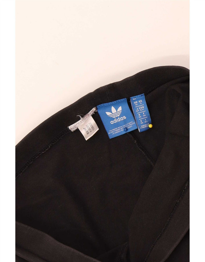 Женские леггинсы с рисунком Adidas UK 10, маленькие черные