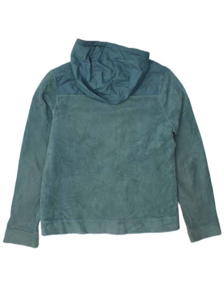 Женская флисовая куртка с капюшоном Nike UK 18 XL, синяя, полиэстер