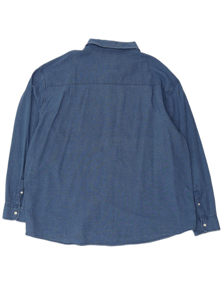 Мужская рубашка American Eagle 2XL, синяя, хлопок