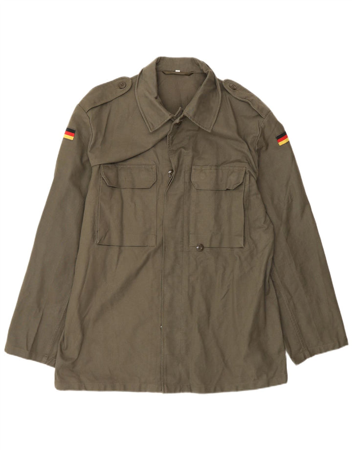 Винтажная мужская куртка в стиле милитари UK 42 XL цвета хаки