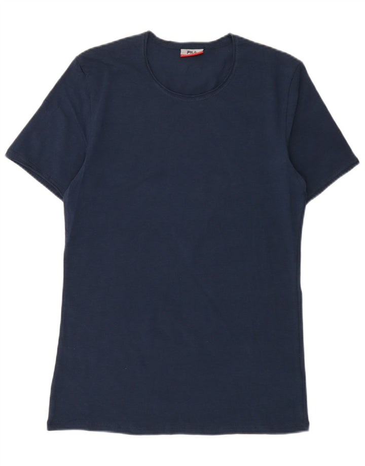 Fila Мужская футболка Top Small Темно-синяя хлопковая