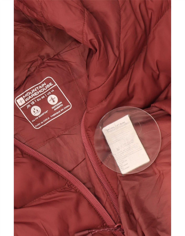 Женская стеганая куртка Mountain Warehouse UK 18 XL, красный полиамид
