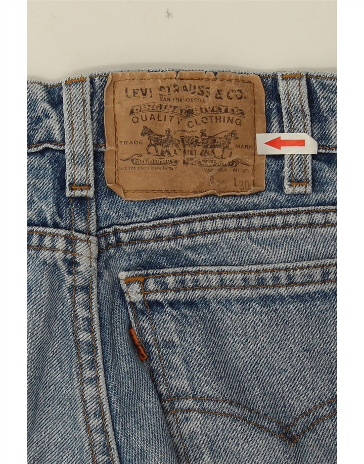 Женские зауженные джинсы LEVI'S W28 L30 Синие, хлопок