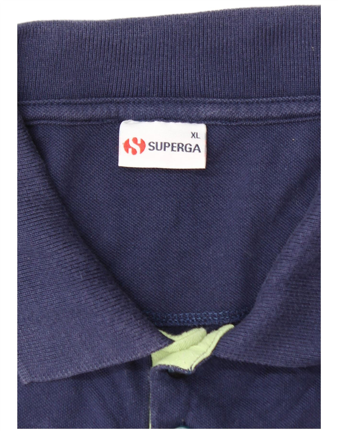 Рубашка-поло SUPERGA для мальчиков 15–16 лет, XL, темно-синяя, с цветными блоками, хлопок