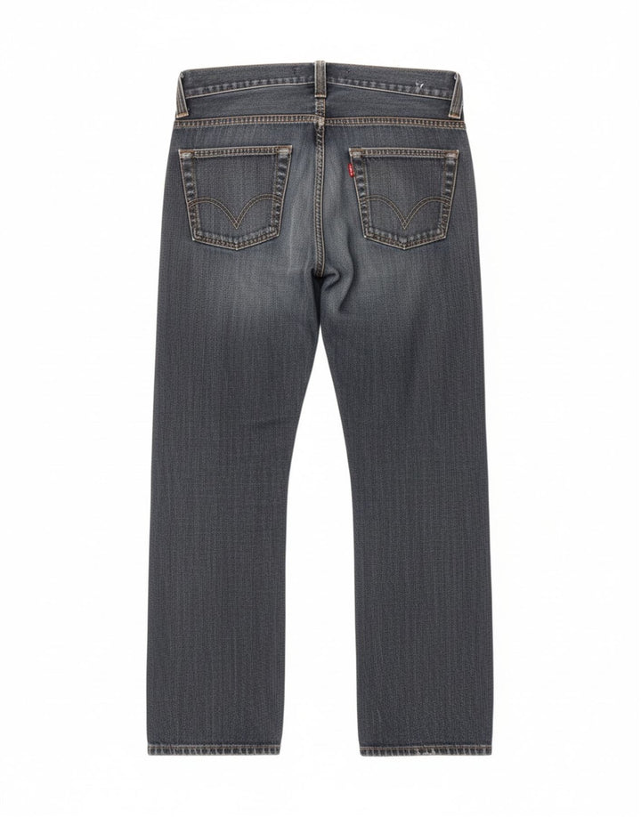 LEVI'S Mens 506 Straight Jeans W33 L30 Blue Cotton Vintage Levi's and Second-Hand Levi's from Messina Hembry 