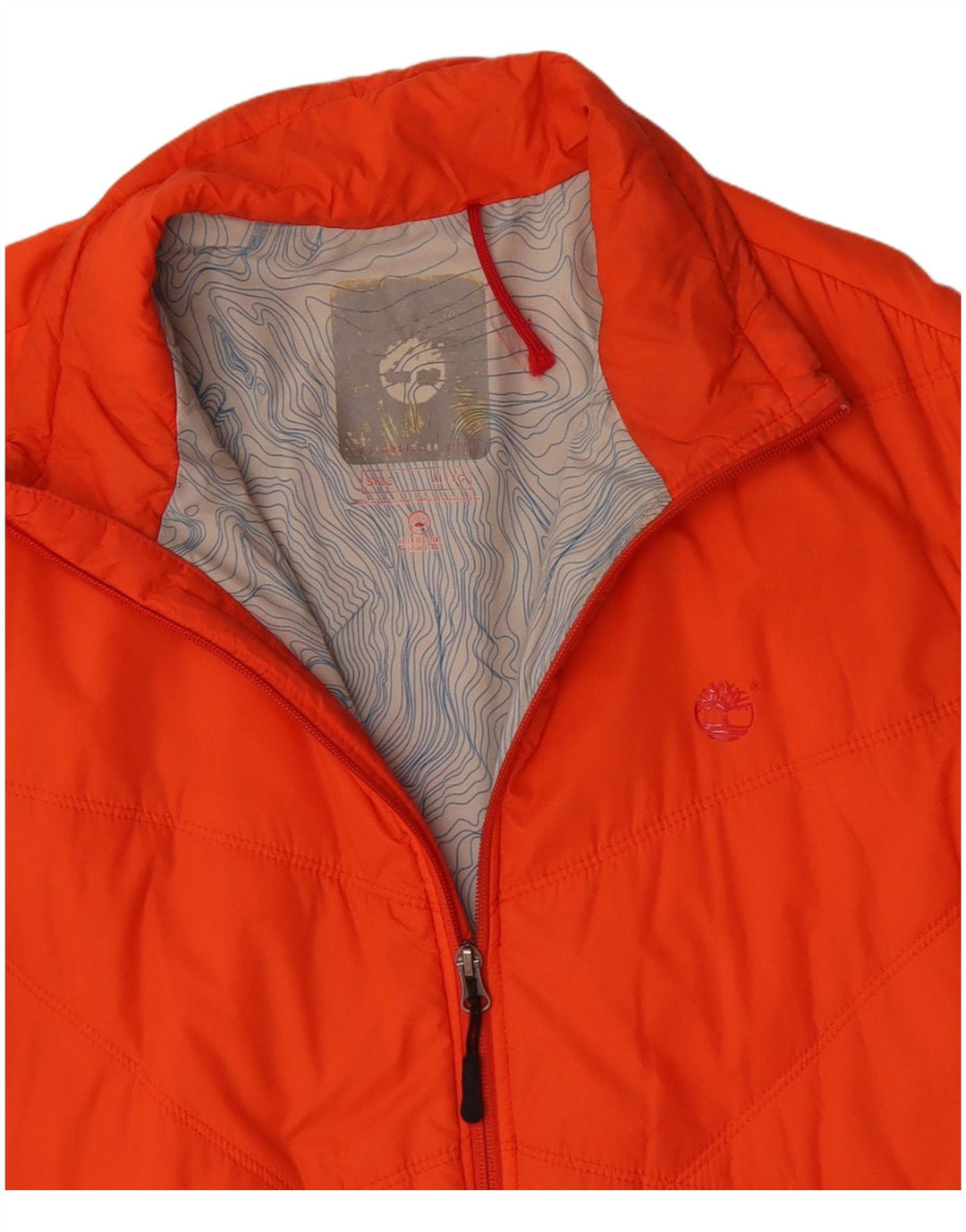 TIMBERLAND Мужская стеганая куртка UK 42 XL Оранжевый нейлон