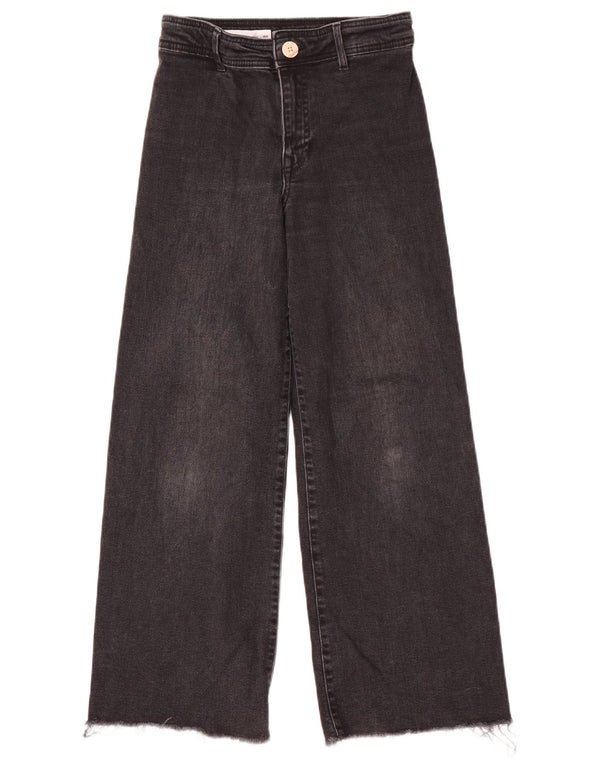 Широкие джинсы Zara для девочек 11–12 лет W26 L26, серый хлопок