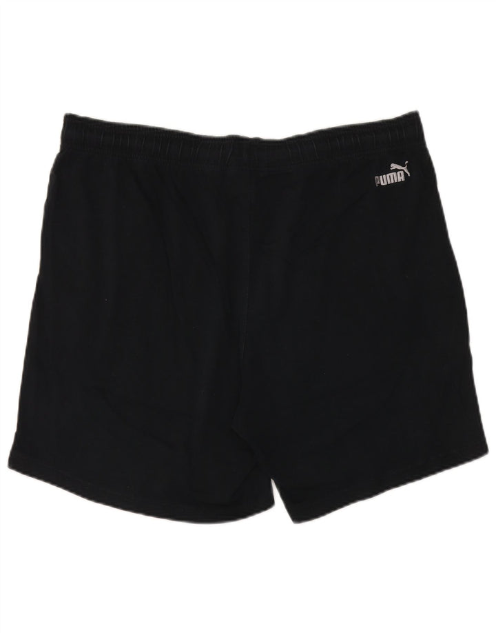 Мужские спортивные шорты Puma с рисунком XL, черные, полиэстер