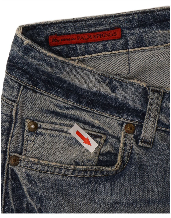 Женские прямые джинсы Guess W32 L27, синие, хлопок