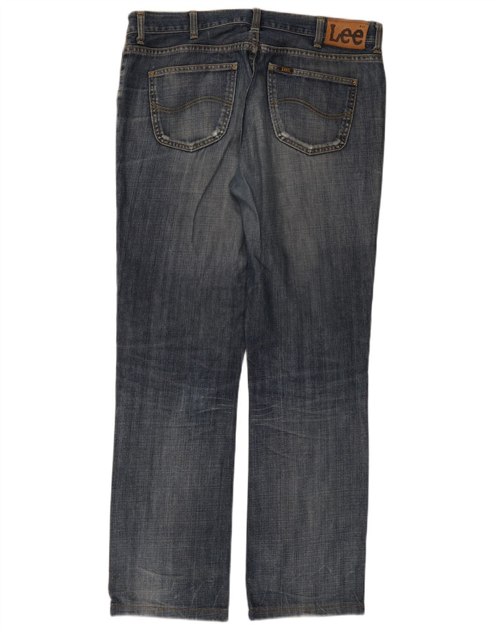 Мужские прямые джинсы Lee REED W38 L32, синий хлопок