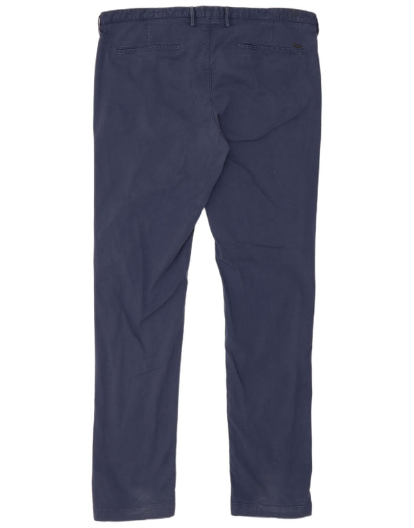 Мужские брюки-чиносы Hugo Boss W38 L34 синие, хлопок