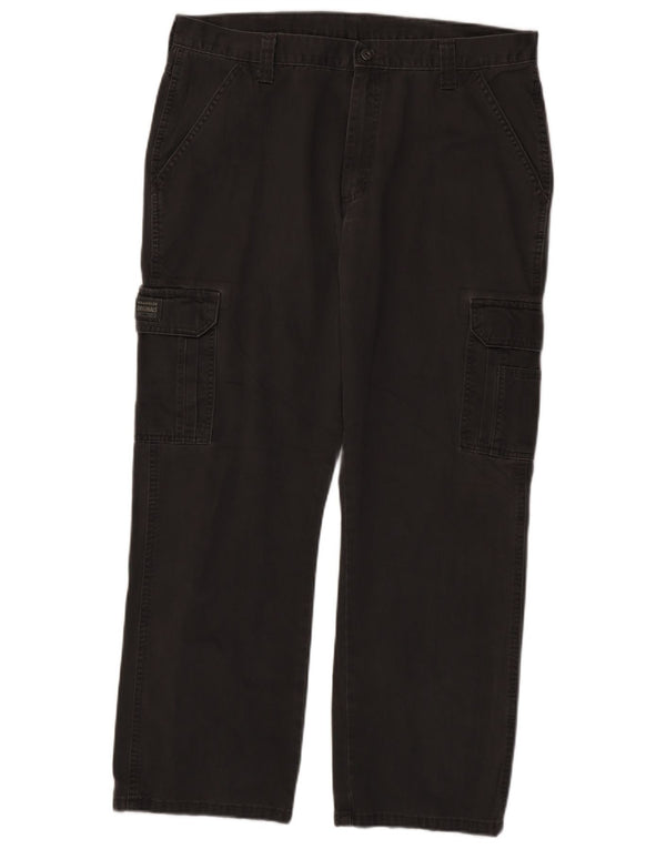 WRANGLER Мужские прямые брюки-карго W36 L30 Серые хлопковые