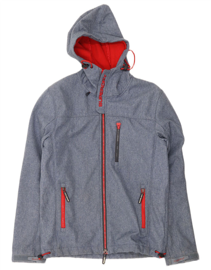 Мужская ветровка с рисунком Superdry Windtrekker UK 38, средний синий