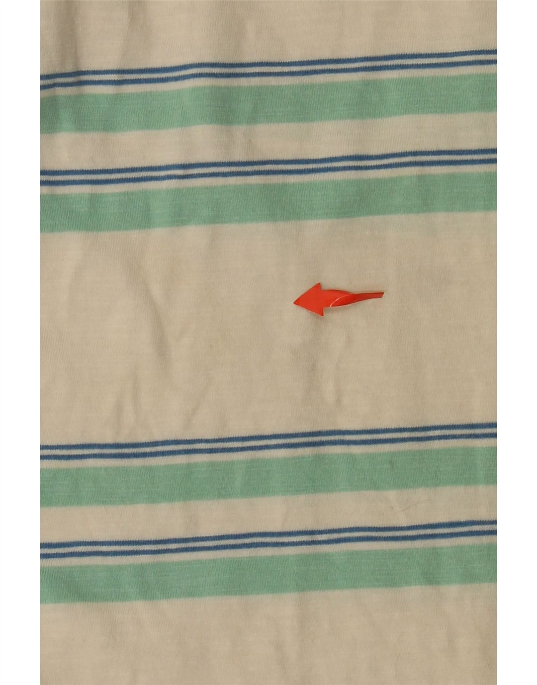 FARAH Мужская футболка из хлопка среднего размера с белой полоской