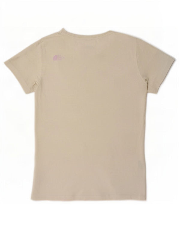The North Face Womens Graphic T-Shirt Top UK 12 Medium White Cotton