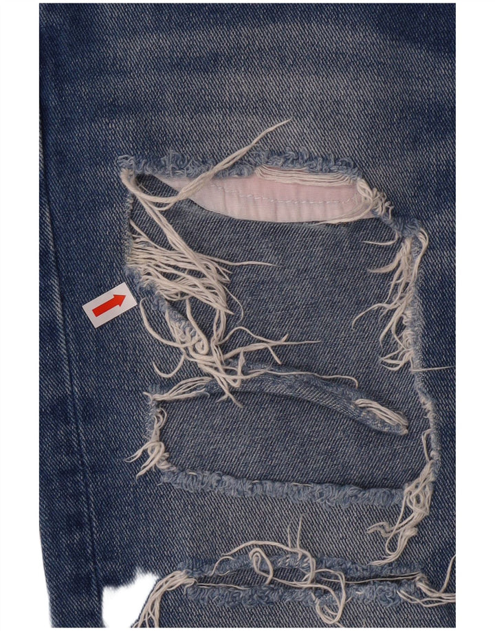 Женские зауженные джинсы Zara EU 34 2XS W24 L30 Синий гранж