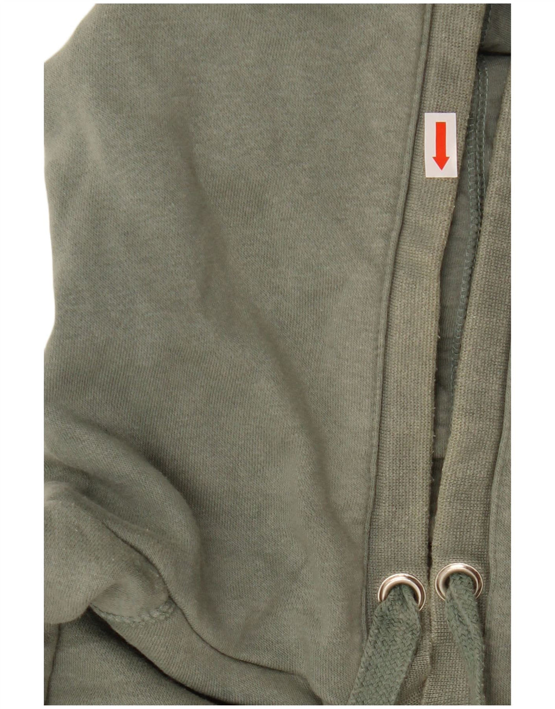 HURLEY Женский джемпер с капюшоном с рисунком UK 14, средний зеленый хлопок