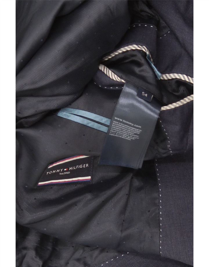 Tommy Hilfiger Мужской пиджак на двух пуговицах IT 54 2XL Темно-синий