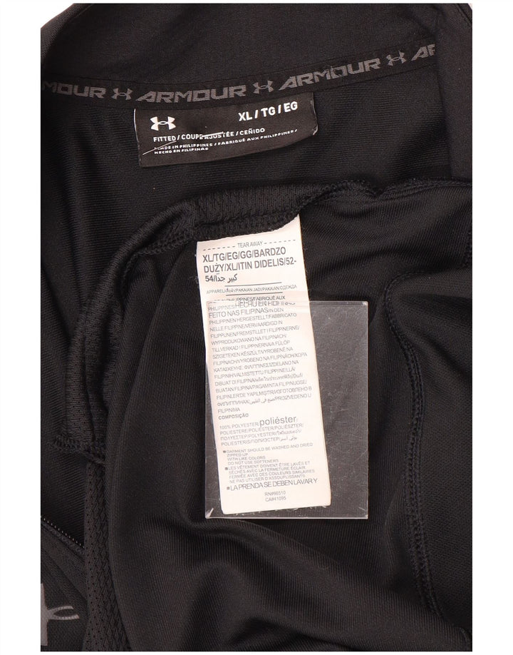 Мужская приталенная спортивная куртка Under Armour XL, черный полиэстер