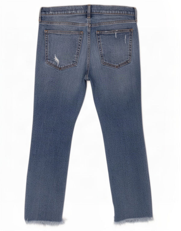 Женские укороченные джинсы Gap W28 L24, синие, хлопок