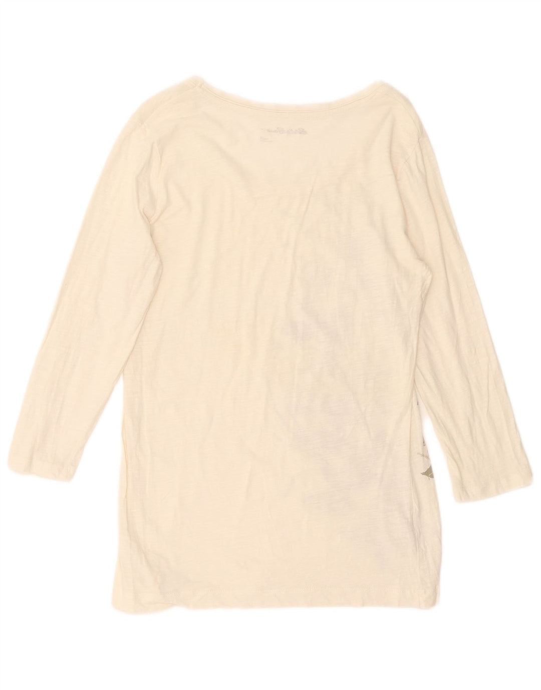 Женская туника Eddie Bauer Top UK 12 Medium Off White Floral