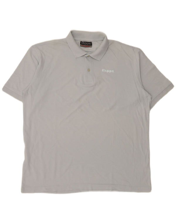 Мужская рубашка-поло Kappa 2XL, синяя, хлопок