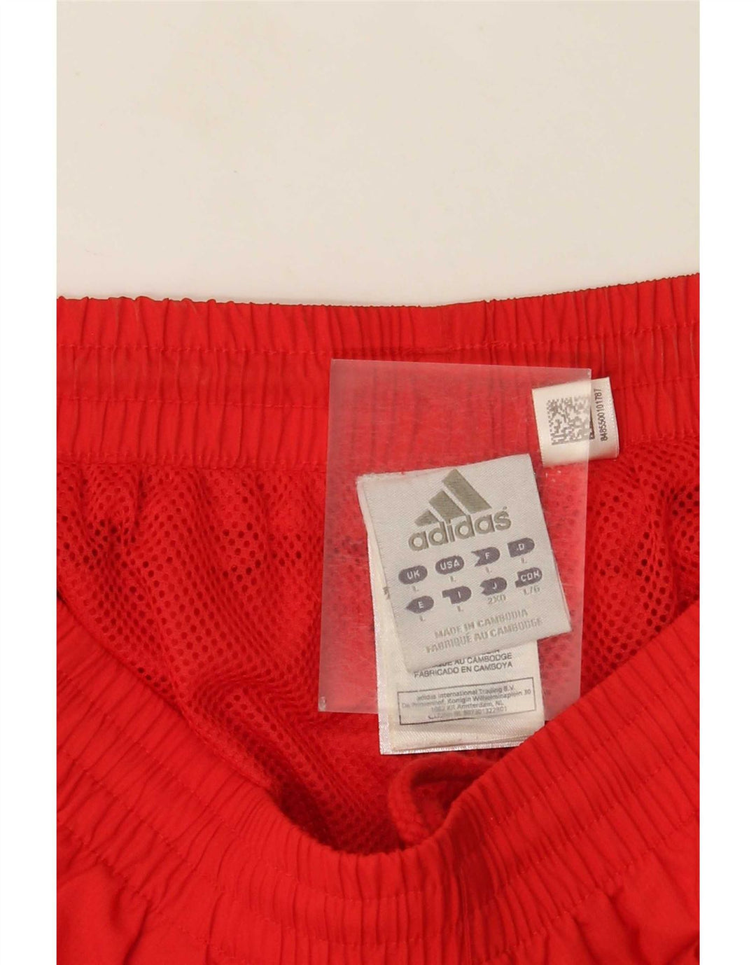 Мужские спортивные шорты-бермуды Adidas Cargo, большие красные нейлоновые