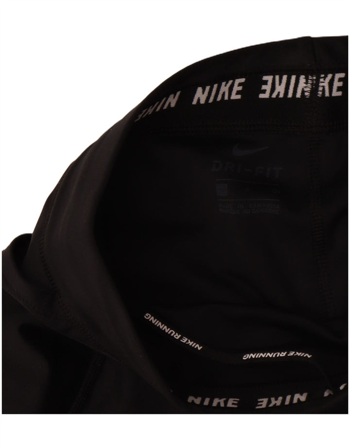 Женские леггинсы Nike Dri Fit UK 10, маленькие черные